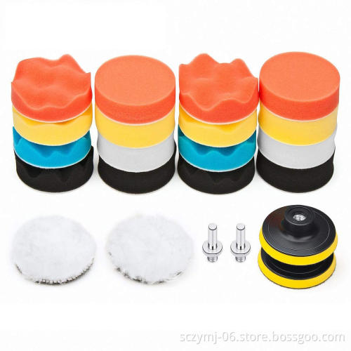 Professional Car Sponges and Buffing Wheels for High-Quality Waxing, Sanding, and Polishing Tasks